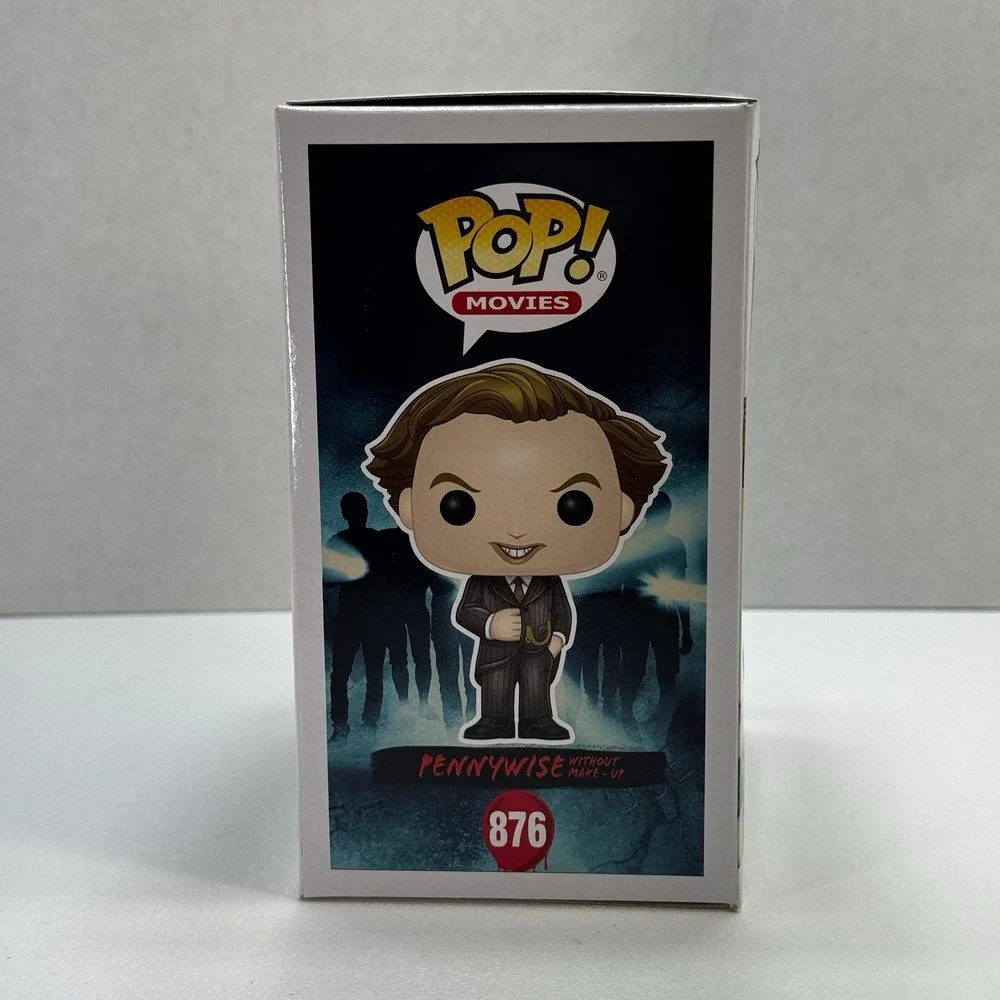 PENNYWISE (WITHOUT MAKEUP) Funko Pop! IT Chapter 2 Vinyl Figure #876 Horror NEW
